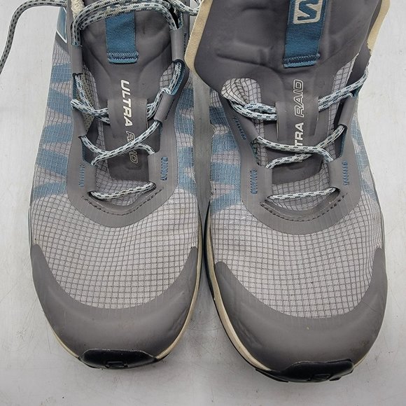 Salomon Ultra Raid Trail Run Quarry Mens 8.5 Trek Blue Gray Trail Shoes Hiking main image 8